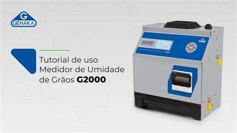 medidor de umidade de grãos gk2000|Tutorial de uso .